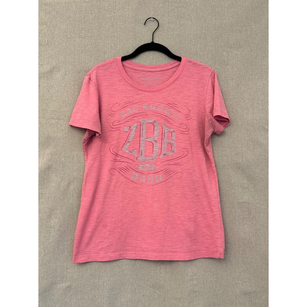 Zac Brown Band Great‎ American Road Trip 2014 Tour T-Shirt Pink Womens XL